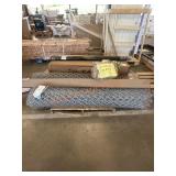 Metal Fencing(2 Spools) Black Terminal Posts,