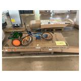 Scottï¿½s push mower, bike, shower doors