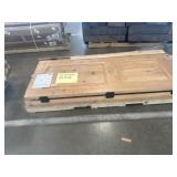 2Panel Wood Door(80in x