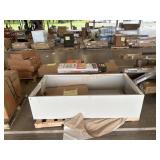 72ï¿½x36ï¿½ metal storage cabinet (bent)