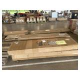55? walnut bed frame, unopened boxes