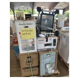 3- Toilets, Microwave,  Hose reel, 9ft & 11ft