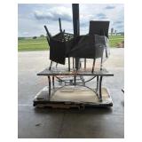 Patio dinning set, Andersen 36ï¿½ doors