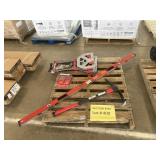 Milwaukee level, screw bits, hand trucks, more