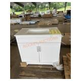 37ï¿½ white vanity with top