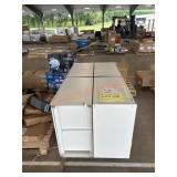 69ï¿½x30ï¿½ white cabinets 2xbid