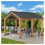 Sunjoy Carport with Metal Roof