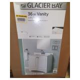 36" vanity with broken top