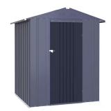 4 ft W x 4 ft D Metal Outdoor Storage Shed