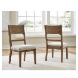 Cabalynn Gray/Brown Cushioned Side Chair , 1 chai