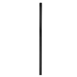 2-3/8 in. x 6 ft. Black Steel Corner Post (4 x bi