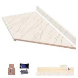 8 ft Right Miter Laminate Countertop Kit