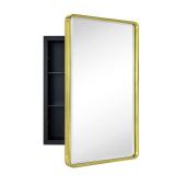 24 in. W x 30 in. H White Medicine Cabinet
