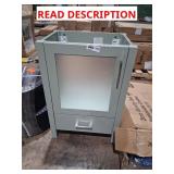 Vanity without top 20"w x 14"d x 29" h