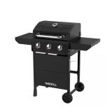 3-Burner Liquid Propane Gas Grill (Black)