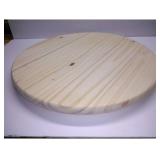 Pine Unfinished 24" Lazy Susan Turntable
