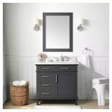 Sonoma 36x22x34in Vanity, Dark Charcoal