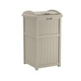 Suncast Trash Hideaway 33 gal Beige Can Lid