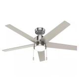 Mansilla 52" Indoor Brushed Nickel Fan