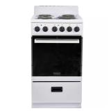 20 in. 2.2 cu ft Electric Range White