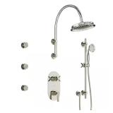 CASAINC 3-Spray Wall Mount Shower Head PN