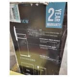 Ninestars 13 Gal Matte Black Step-On Trashcan