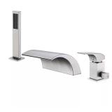 Roman Tub Faucet with Hand Shower Ni