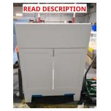 1 Drawer White Sink Cabinet