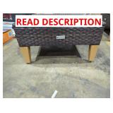 Wicker King Ottoman