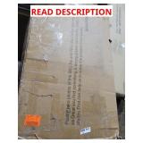 Box A of metal round glass fire pit table set