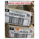 Light filtering shades snow drift 36.37x72