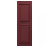 Vinyl Exterior Shutters Pair - Wineberry