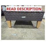 Wicker King Ottoman