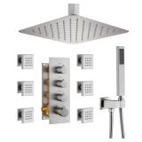 Mondawe 12" Built-In Shower Faucet System