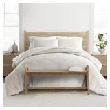 Waffle 3-Piece Queen Comforter Set in Dune