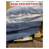 Lot of blue cushions