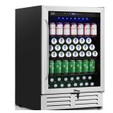 24 in. Beverage Cooler with Shelves