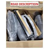 Metal Swivel Chairs with Gray Cushions