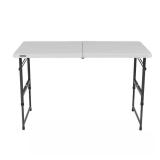Lifetime 48 in. Almond Resin Table