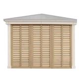 10 ft. Meridian Wood Privacy Wall