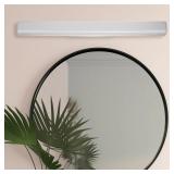 YANSUN 23.6-in 1-Light White Vanity Light
