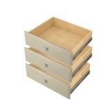 8 in. H x 24 in. W Gray Wood Drawer