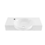 Chateau 30" Wall Sink with Left Faucet White