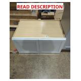 White Wall Cabinet 36" x 25" x 18"