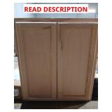 27" Unfinished Wall Cabinet