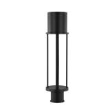 Union 1-Light Black LED Outdoor Post Lantern