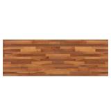 5 ft L x 30 in D Walnut Butcher Block Desktop