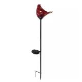 31.5 in. Solar Red Bird Garden Stake-Each