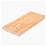 Solid Wood Butcher Block Shelf 48x12x1.5