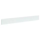 30 in. W Marble Vanity Backsplash White
